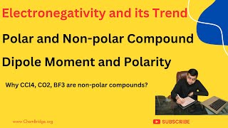 As Chemistry Electronegativity  Trend of Electronegativity  PolarNonpolar molecules [upl. by Vahe]