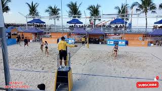 1st Set ADAMSON vs ATENEO UAAP Season 87 Beach Volleyball Elimination Round [upl. by Rana]