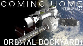 KSP 1122  Coming Home Redux  Orbital Dockyard pt1  Kerbal Space Program  Beyond Home 10 [upl. by Steinke811]