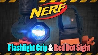 Nerf Rival Flashlight Grip amp Red Dot Sight from Hasbro [upl. by Maleeny106]