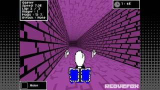 WD Gaster Gameplay  Undertale Racer UnderRacer [upl. by Valtin]