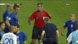 FOOT Mondial 2006 Finale FranceItalie Zidane Carton rouge [upl. by Rafa222]