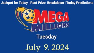 Mega Millions Jackpot Tuesday July 9 2024 [upl. by Amoeji]