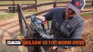 Skilsaw 10¼quot Cordless Sawsquatch Circular Saw Farm Tested [upl. by Eelrebmyk]