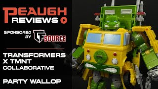 Video Review Transformers X TMNT Collborative  PARTY WALLOP [upl. by Davey]