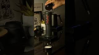 Brewing Aeropress ✨️☕️ AeroPressCoffeeMaker Follow on Instagram beangenesis [upl. by Latnahc]