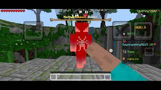 minecraft duels combo pvp ll GONE WRONG ll mcpe [upl. by Ahsenek]