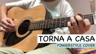 Måneskin  Torna a casa  fingerstyle guitar cover [upl. by Ardeid812]