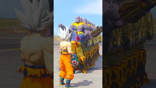 MCU GOKU VS MCU THANOS WEAPONS MATCH WHO IS STRONGEST 13 shorts [upl. by Krum]