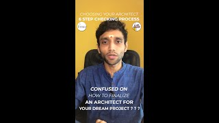 SELECTING YOUR ARCHITECT  6 STEP PROCESS [upl. by Ataymik237]