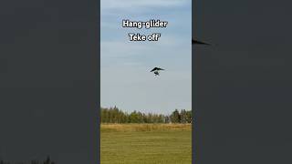 Hangglider Tekeoff automobile paraglider viralvideo kite paramotorflying paramotor shorts yt [upl. by Anelyak]