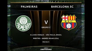 Palmeiras Vs Barcelona Guayaquil 42 Fecha 5 Copa Libertadores 2023  Transmisión completa [upl. by Adliw452]