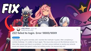 How To Fix Zenless Zone Zero Login Error 1000010001 [upl. by Remot113]