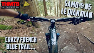 Samoens  Le Dian Dian CRAZY French Blue Trail 🇫🇷 [upl. by Acinna]