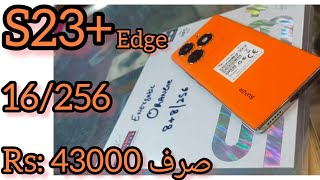 itel S23 plus Edge  16256  Unboxing amp Review [upl. by Winshell]