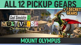 Goat Simulator 3 Multiverse of Nonsense  All Pickup Gears  Mount Olympus [upl. by Enneirb617]