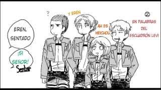 Levi y Eren Yaoi Comic  Ereri en los ojos de todos [upl. by Domel71]