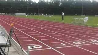 Surrey Schools Athletics Inter Girls 100m Final [upl. by Htinek585]