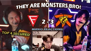 THEY ARE TOO STRONG FNATIC ONIC PH VS TEAM FALCON THE BEST MATCH IN M6 SO FAR MIRKO REACTIONS [upl. by Elocyn]