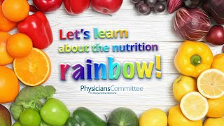 Eat the Rainbow  Nutrition Lesson for Kids [upl. by Mensch]