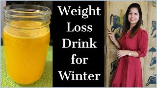 Lemon Ginger Weight Loss Drink  Fat Cutter Drink for Weight Loss in Winter  Fat to Fab [upl. by Clothilde]