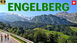 Uncut Scenic Drive to Engelberg at 2x Speed  4K 60fps HDR [upl. by Einnek]