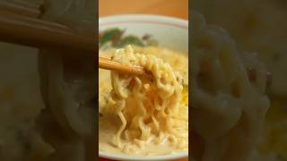 Creamy Miso Ramen🥛🍜food [upl. by Achilles637]