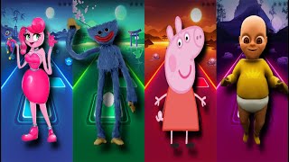 Tiles hopMOMMY LONG LEGS vs HUGGY WUGGY vs PEPPA PIG vs THE BABY IN YELLOW [upl. by Aikem]