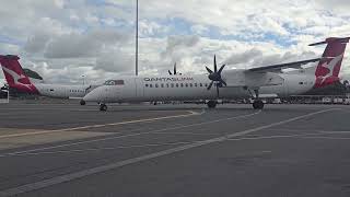 QantasLink Dash 8 Q400 Brisbane Airport [upl. by Nahshunn188]