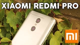 Xiaomi Redmi PRO  Review del teléfono con doble cámara trasera [upl. by Assirek]