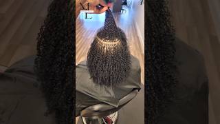 First retightening  Micro locs with two strand twists low density hair  Mukisa locs [upl. by Rhetta]