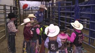 The Ride with Cord McCoy Miniature Bull Riding [upl. by Weaver]