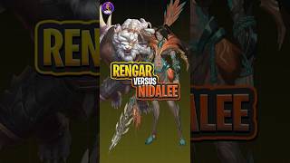 Nidalee vs Rengar Riot Riotgames LoL LeagueOfLegends Rengar Nidalee [upl. by Benji]