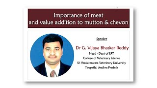 Importance of meat and Value addition to mutton amp chevon Sheepfarming Goatfarming [upl. by Marchelle]