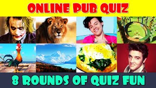 Pub Quiz Part 1  Online Pub Quiz 🧠 🍻 [upl. by Annaehr]