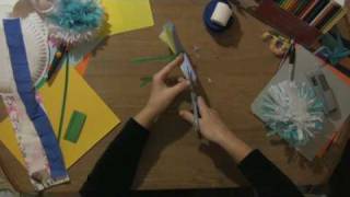 Paper Craft Projects  How to Make Paper Hawaiian Flowers [upl. by Eenimod549]