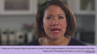 Lantus® insulin glargine injection [upl. by Albertson]