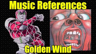 Every Music Reference in JoJo Golden Wind [upl. by Enram]