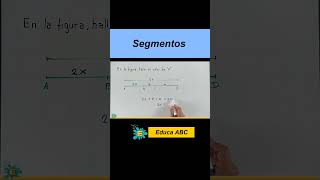 Geometría segmentos problemasmatematicos geometry matematicas [upl. by Fletch]