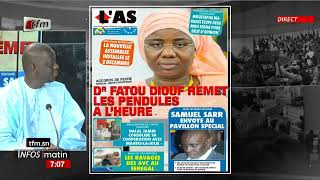 Yenekay yi ak Cherif DIA  Infos matin du 29 novembre 2024 [upl. by Ernie455]