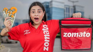 Working 24 Hours as a Zomato Rider [upl. by Aitnas]