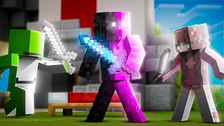 Minecraft Bedwars With PRO Minecrafters [upl. by Akyssej337]