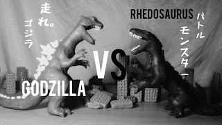 Godzilla vs Rhedosaurus godzilla [upl. by Cos]