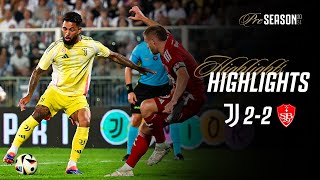 HIGHLIGHTS  JUVENTUS 22 BREST  Preseason Friendly [upl. by Waterer]