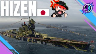 HIZEN  12 giganteschi cannoni non sempre affidabili  World of Warships [upl. by Scarito]