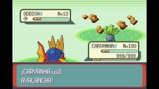 POKEMON EMERALD  CARVANHA  AVALANCHA  ROCK SLIDE [upl. by Sherris]