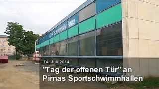 Tag der offenen Tür in Pirnas Schwimmhallen [upl. by Yenohtna402]