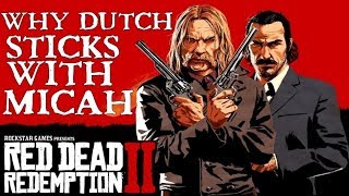 Red Dead Redemption 2  How Micah met and saved Dutch life [upl. by Latsyrhk]