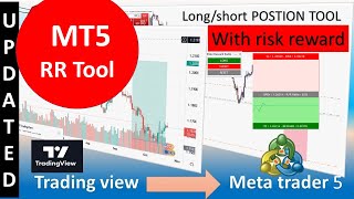 How to use LongShort Position tool in MT5 similar to Trading View Updated 3trading mt5 rrtool [upl. by Eiramalegna317]