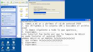 Tutorial ¿Cómo instalar autocad 2009 [upl. by Marjy]